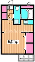 西武新宿線 武蔵関駅 徒歩7分の賃貸マンション 3階ワンルームの間取り