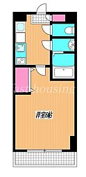 パークイースト 1Kの間取図画像