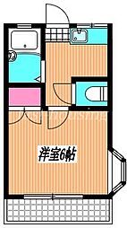 ハイツアヴェニュー 1Kの間取図画像