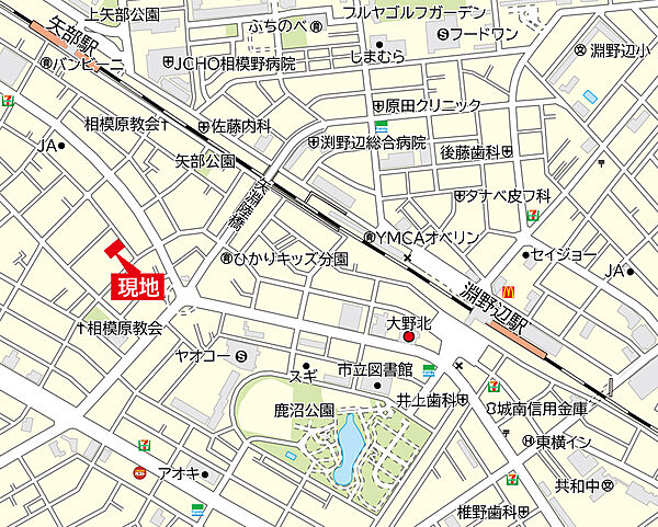 現地案内図