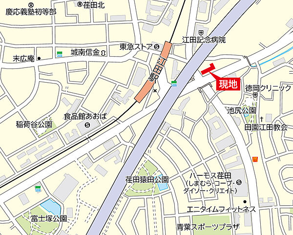 周辺にはお買物施設なども充実しており、日常の生活にも困らない便利な立地です。