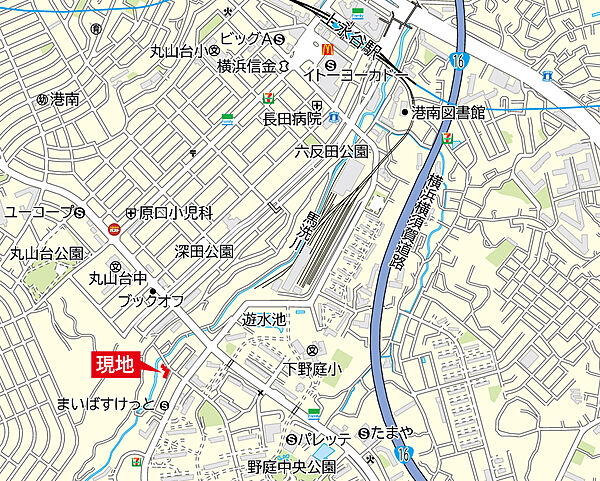 現地案内図