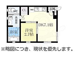 名古屋市営桜通線 桜本町駅 徒歩3分の賃貸アパート 2階1DKの間取り