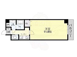 NAVI本山 1Kの間取図画像