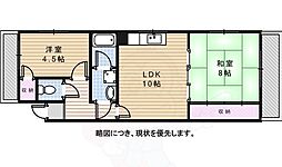香流シンシア 2LDKの間取図画像