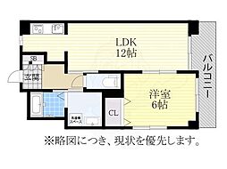 サンヒルズ覚王山 1階1LDKの間取り