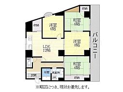 ドミール汐路 4LDKの間取図画像
