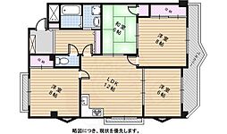 ハイムビーオール 4LDKの間取図画像