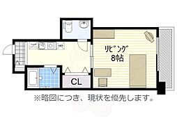 アトリアム吹上 1Kの間取図画像