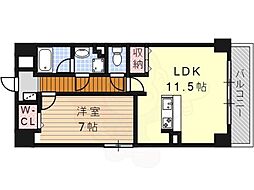 名古屋市営桜通線 今池駅 徒歩5分の賃貸マンション 6階1LDKの間取り