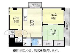 名古屋市営桜通線 桜山駅 徒歩4分の賃貸マンション 10階3LDKの間取り