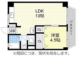 SAKURA檀渓 3階1LDKの間取り