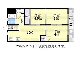 間取図画像 3LDK