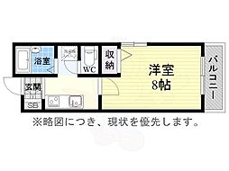 メゾン・ド・ビジェ 1Kの間取図画像