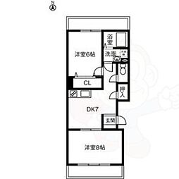メゾンサーブル 4階/-