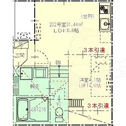 ハーモニーテラス平針 2階/-