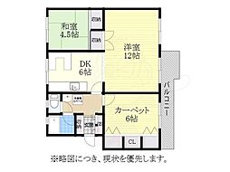 西一社団地12号棟 5階/-