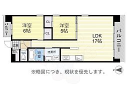 LIVEWELL滝川 2LDKの間取図画像