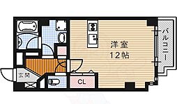ラヴィアン室賀 ワンルームの間取図画像