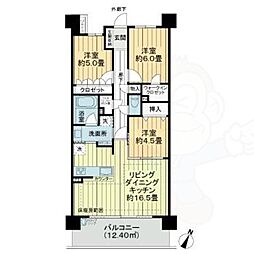 ライオンズ鳴子グランヒルフォート 6階/-