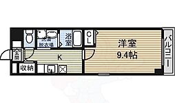 マノワール村雲 1Kの間取図画像