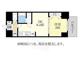 プレサンス広小路通今池 1Kの間取図画像
