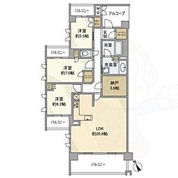 プラウド昭和楽園町テラス 30号室定借2028年09月まで 3階