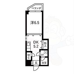 愛知和光ビル 1DKの間取図画像