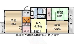 テラス台町 4DKの間取図画像