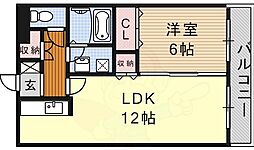 リバーエイト南分 4階/402