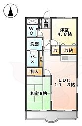 ドミール2 2階