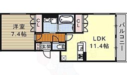グレーシアハイムK 1LDKの間取図画像