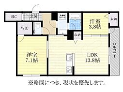 シャーメゾンカトレア 3階/-