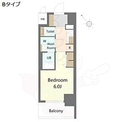 名古屋市天白区古川町マンション 1Kの間取図画像