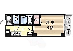 メゾン山本 1Kの間取図画像