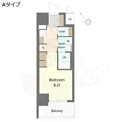 名古屋市天白区古川町マンション 1Kの間取図画像