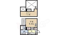 skip平針 ワンルームの間取図画像