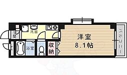 第二福谷ビル 1Kの間取図画像