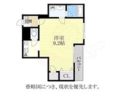 フィーブルサカエ 1Kの間取図画像