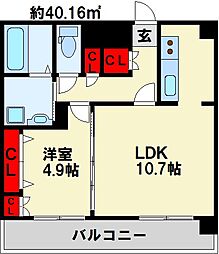 フェリシエ京町 5階