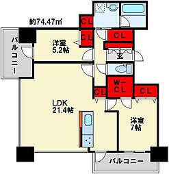 小倉D.C.TOWER 24階