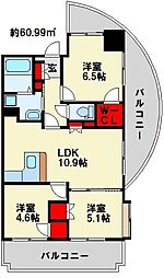 間取図画像 3LDK