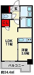 間取図画像 1LDK