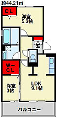 物件の間取り