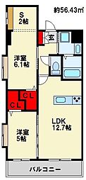 北九州都市モノレール小倉線 片野駅 徒歩3分 2階/-