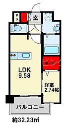 コートハウス・ピノ 1LDKの間取図画像