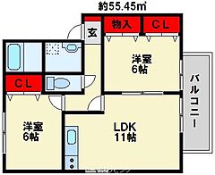 物件の間取り