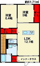 ソレイユ テラス 2階
