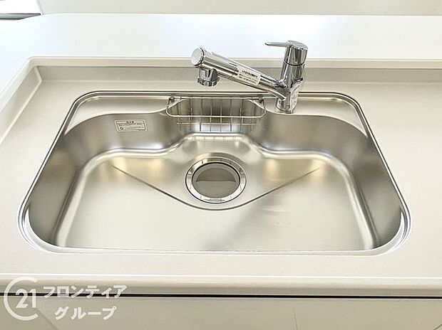 ワイドシンクなので家族が増えても洗い物楽々です