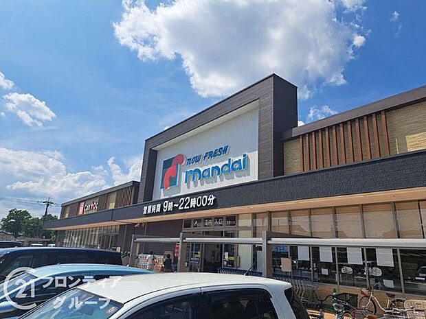 万代天理北店 徒歩12分。 960m